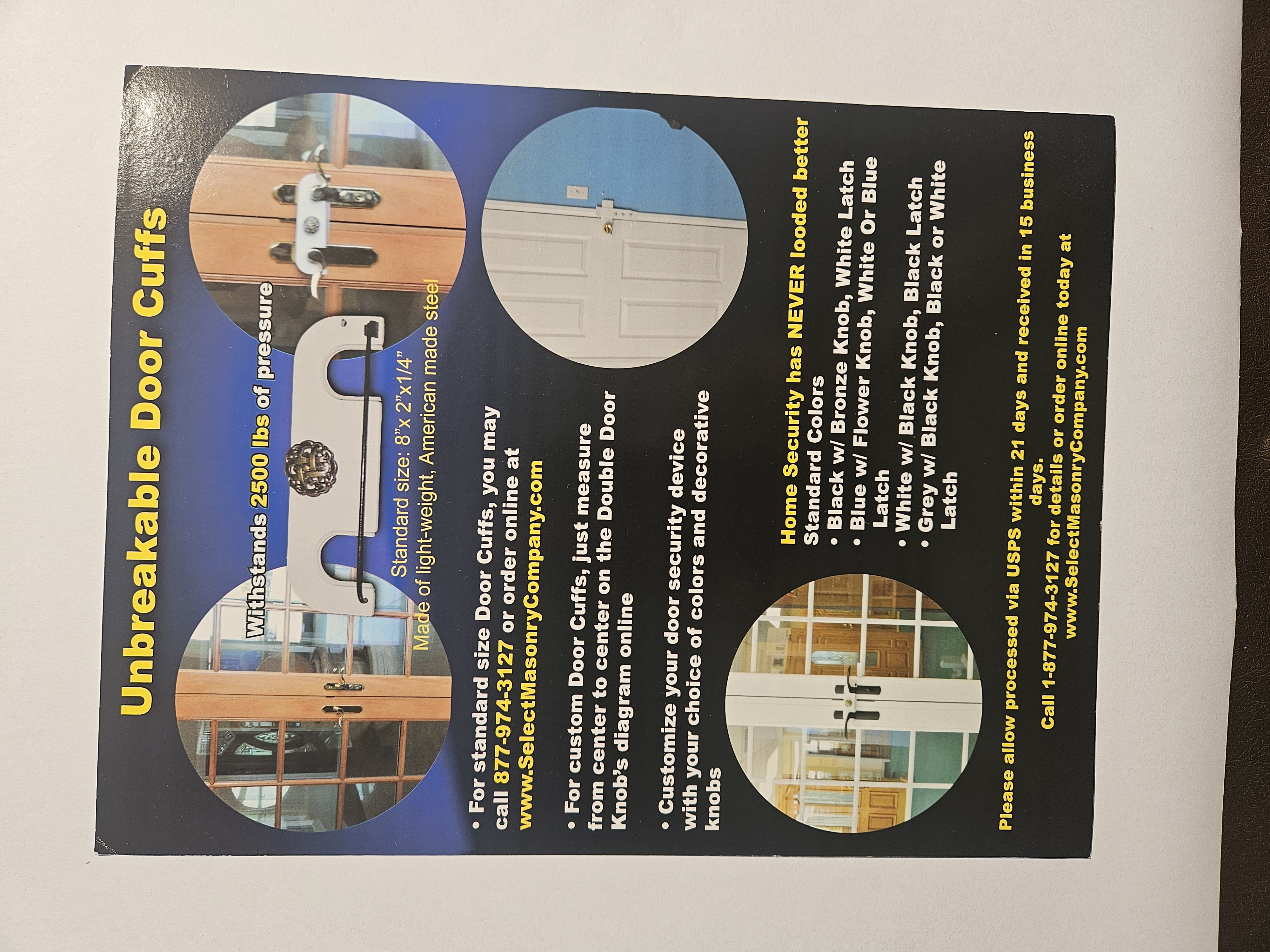 Info page