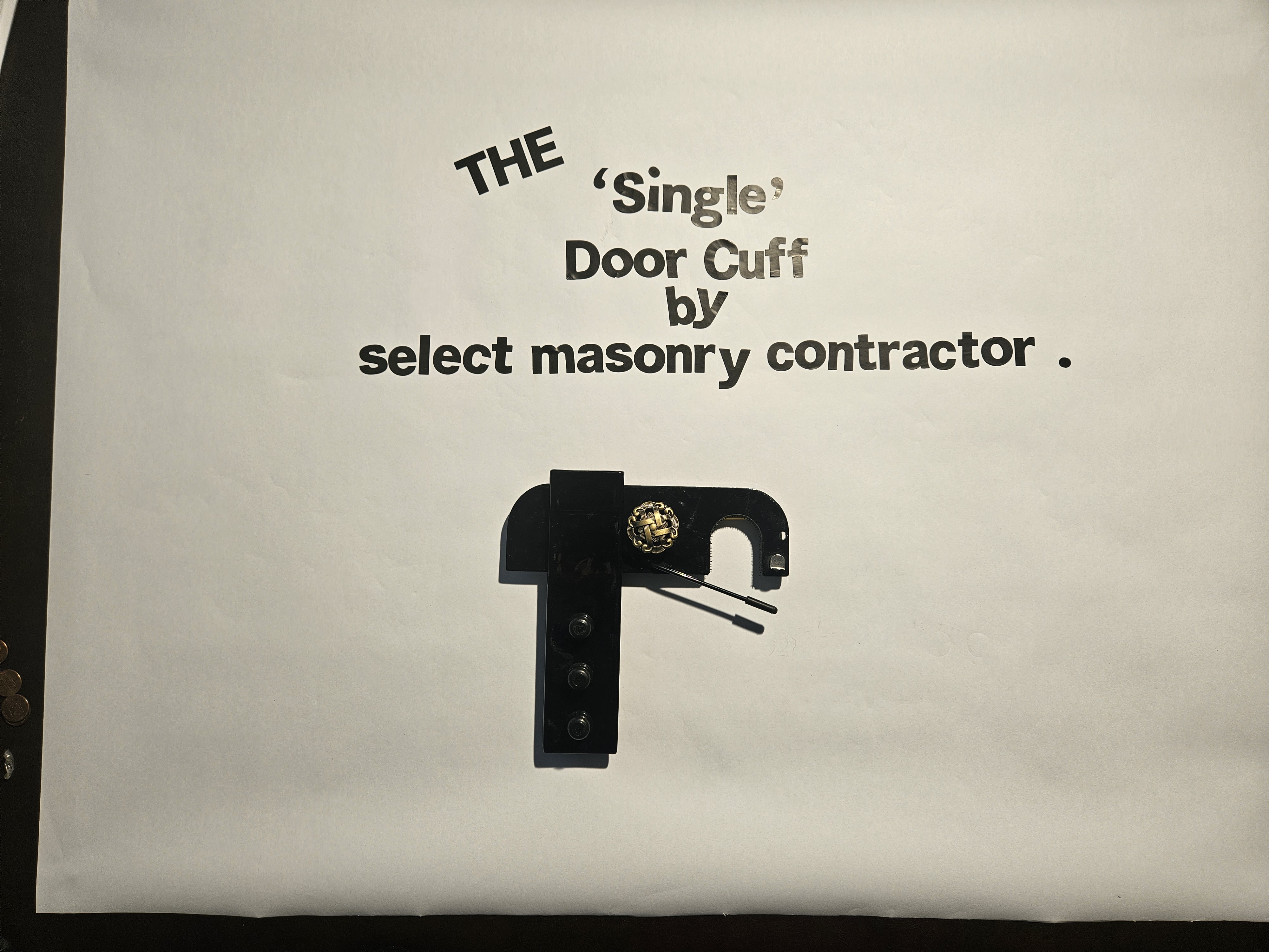 Single Home Security Door Cuff info page 2